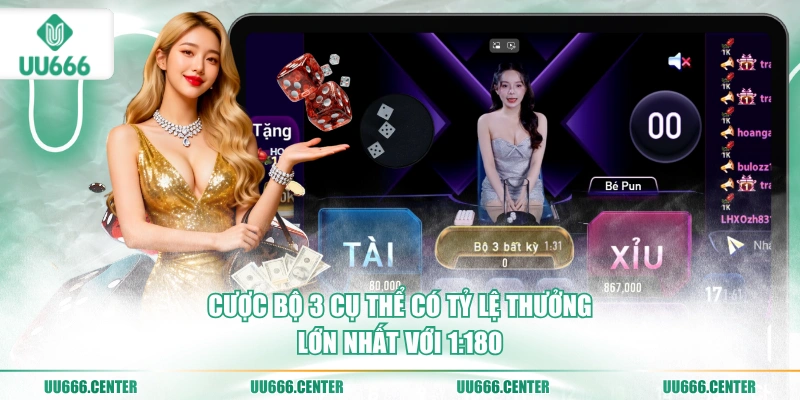 Tài Xỉu UU666 - Triệu Game Thủ Bú Nhà Cái 4 cuoc-bo-3-cu-the-co-ty-le-thuong-lon-nhat-voi-1180